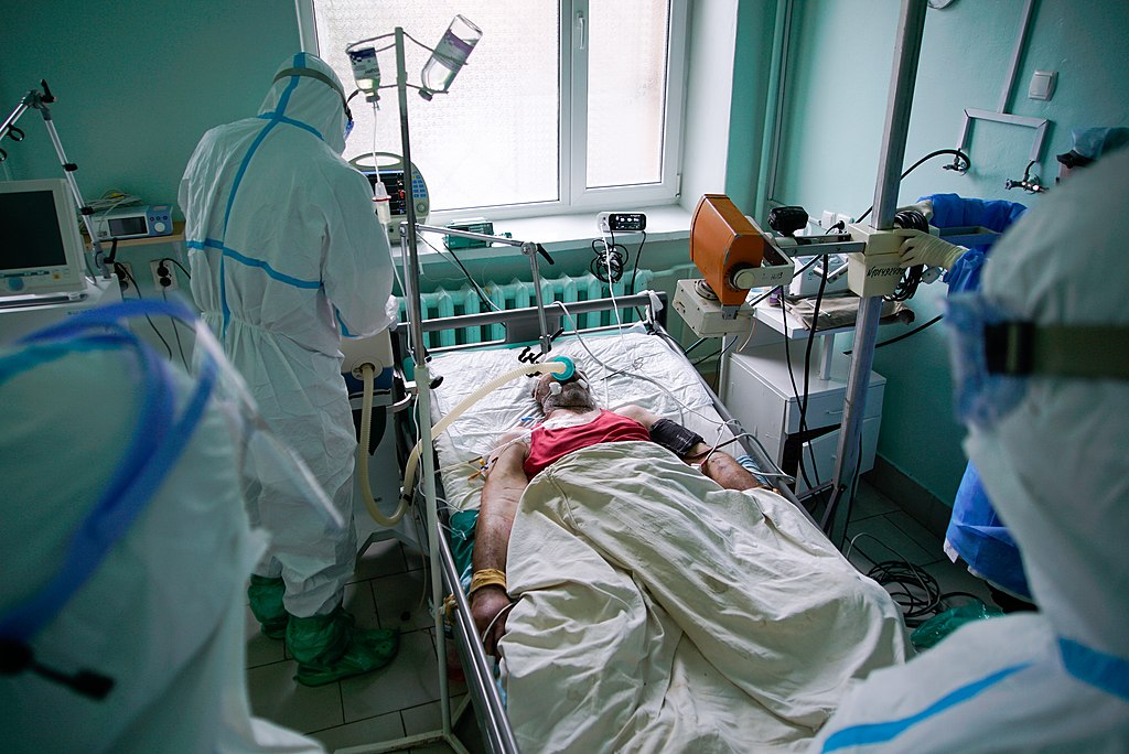 COVID-19 patient in severe state in Chernivtsi, Ukraine