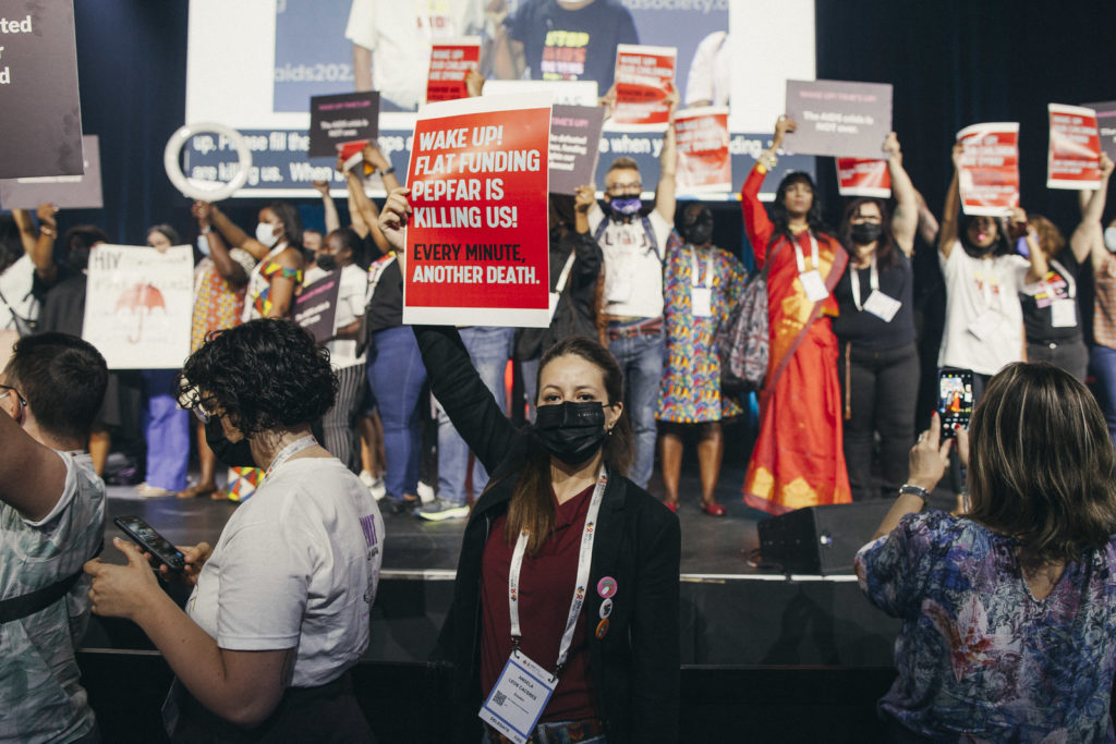 AIDS Conference Activists Protest ‘Systemic Racism’ Behind Canadian