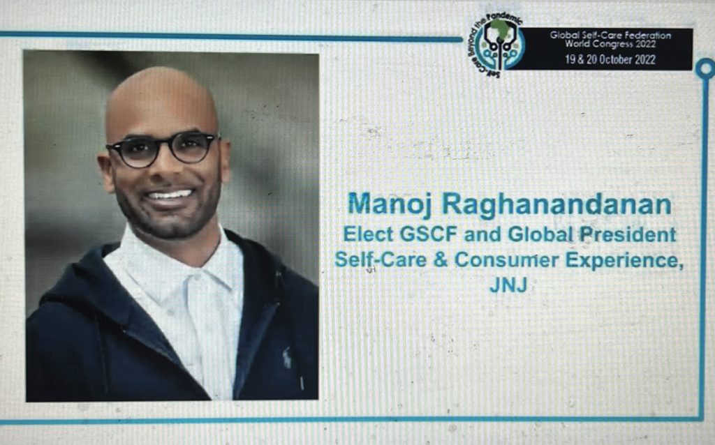 Manoj Raghunandanan, Global President of Self-Care and Consumer Experience at J&J