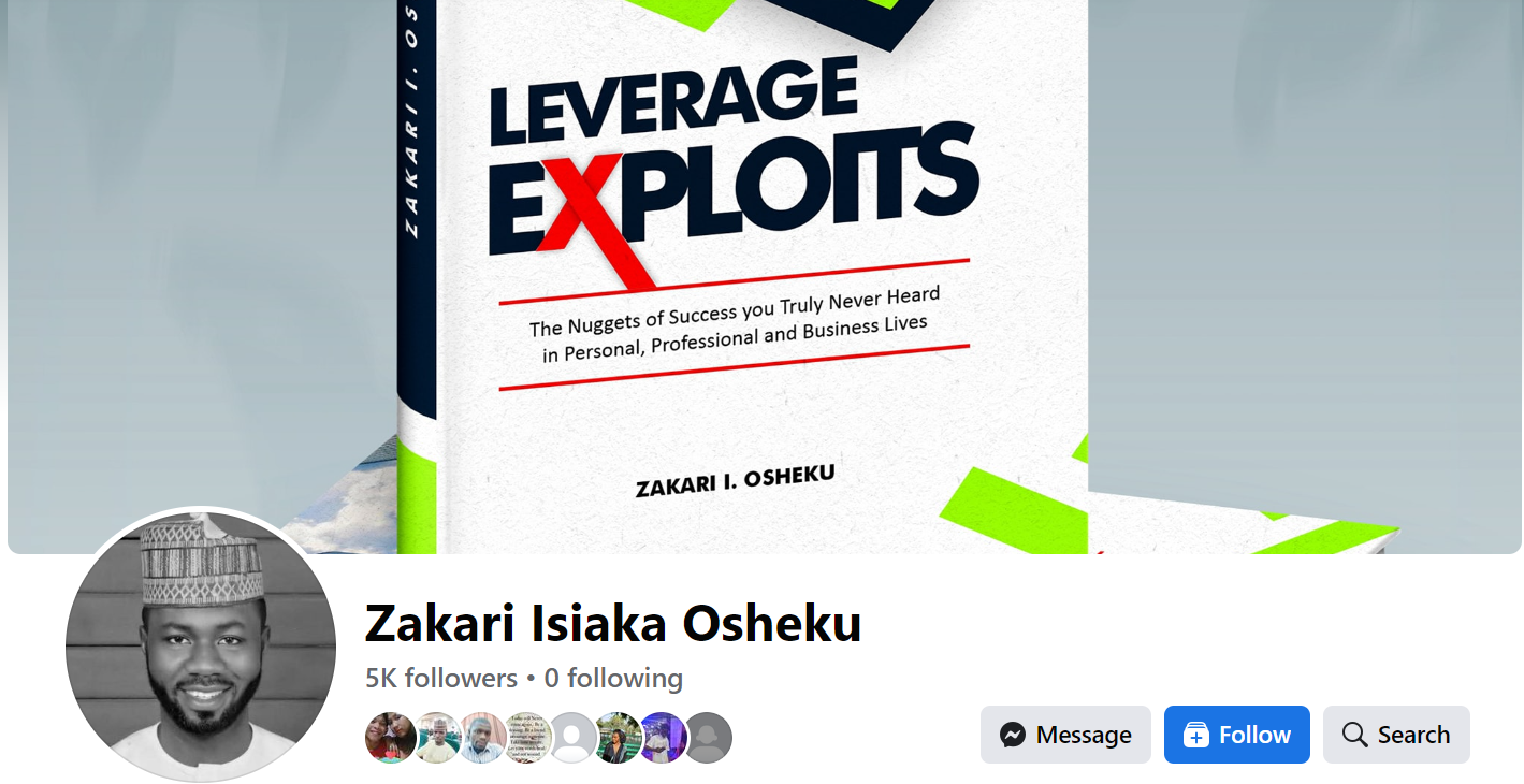 Zakari Isiaka Osheku's profile page