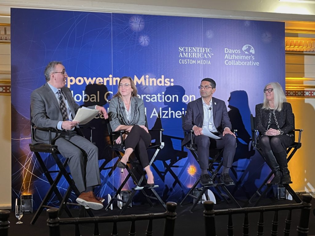 Panelists discuss aging and Alzheimer's disease at an event in DC