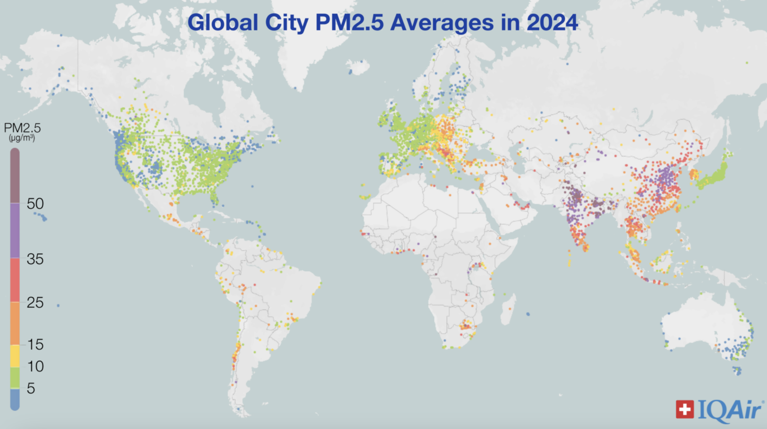 Only Seven Countries Meet WHO Air Quality Standards; Most Polluted Are ...