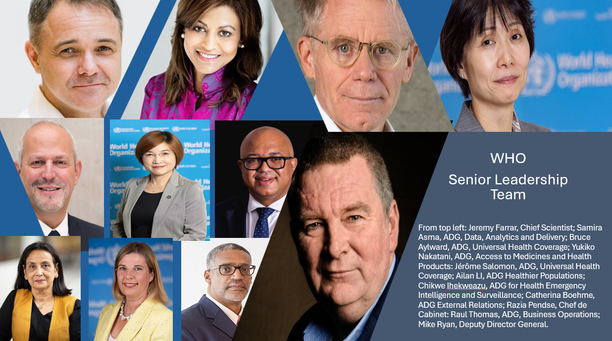 BREAKING WHO Director General Shakes Up Agency With Brand New 