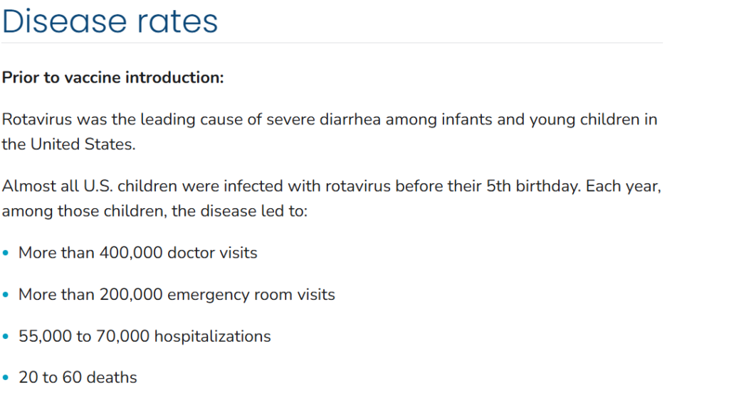 Rotavirus vaccines