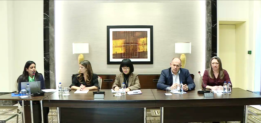 (From right) Prof Nicola Lewis, Dr Richard Webby, Dr Wenqing Zhang, and Dr Maria Van Kerkhove, brief the press on the WHO recommendation for the seasonal flu vaccine composition for the 2026-2027 Northern Hemisphere season.
