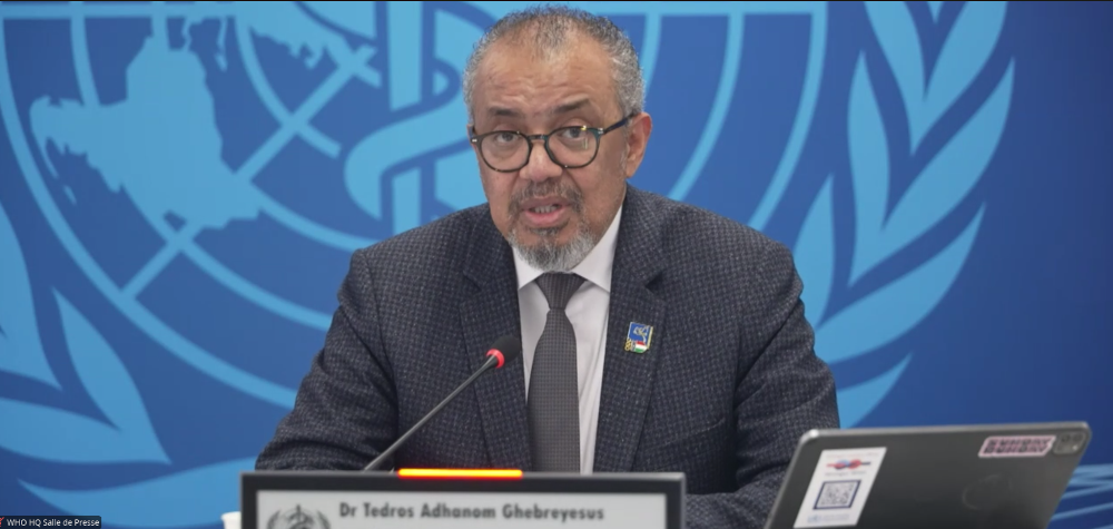 WHO Director-General Dr Tedros Adhanom Ghebreyesus commended India's leadership in the global fight against cervical cancer.