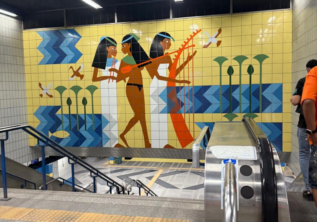 Cairo metro pedestrian safety