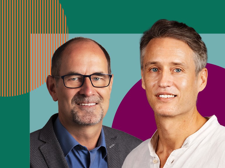 Christoph Benn (left) and Patrick Silborn