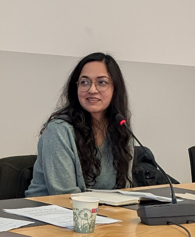 ICRC legal adviser Supriya Rao argues for the domestic prosecution of those who target medical facilities during a 2026 humanitarian debate in Geneva.