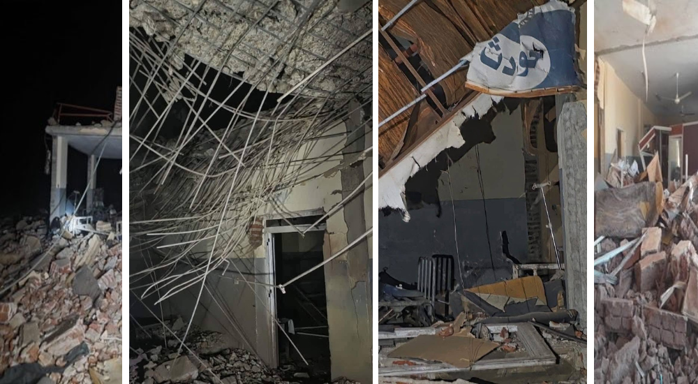 WHO Director-General Tedros Adhanom Ghebreyesus shared these images of the Al Daein Teaching Hospital in East Darfur, showing the extensive structural destruction.