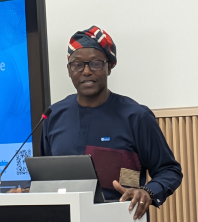 Moderator Michael Adekunle Charles points to necessary investments.