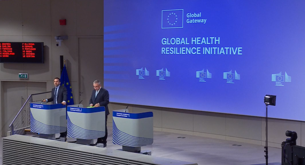 Commissioner for International Partnerships Jozef Síkela announces the EU’s new Global Health Resilience Initiative.