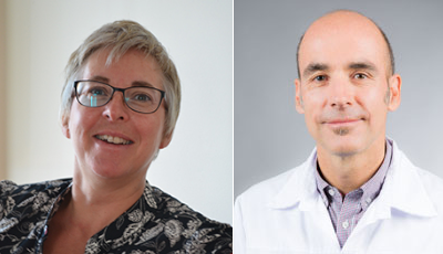 Professors Claudine Burton-Jeangros and Yves Jackson of University of Geneva.