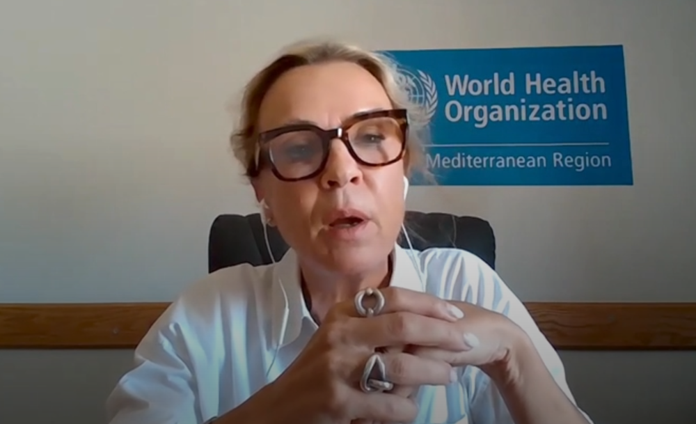 WHO epidemiologist Reinhilde Van De Weerdt warns that contaminated water and severe medical shortages pose imminent disease threats to displaced populations in Gaza.
