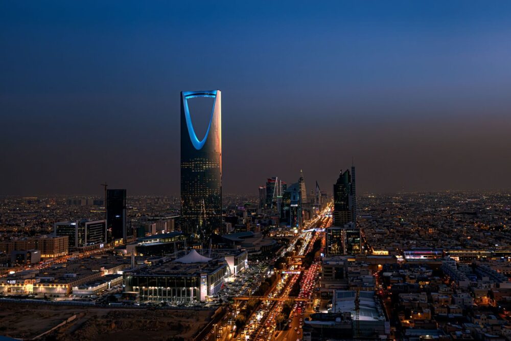The Riyadh skyline: Saudi Arabia’s expanding financial and diplomatic footprint provides a powerful institutional backdrop for Dr Hanan Balkhy’s candidacy.