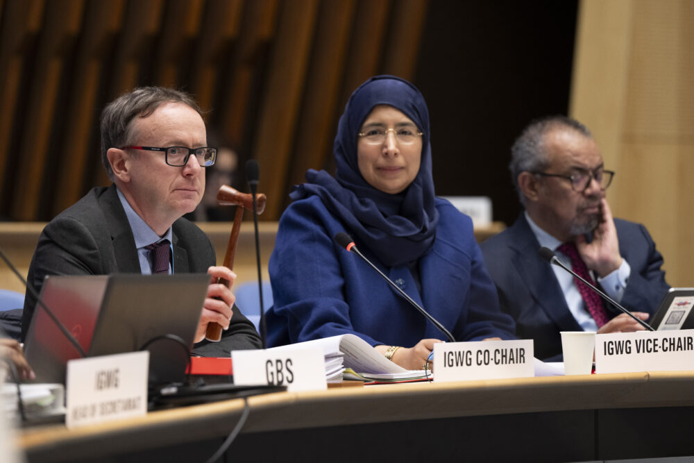 Serving as IGWG Vice-Chair alongside WHO leadership: Al Kuwari frames mandatory pathogen access and benefit-sharing as the essential equity commitment of pandemic reform.