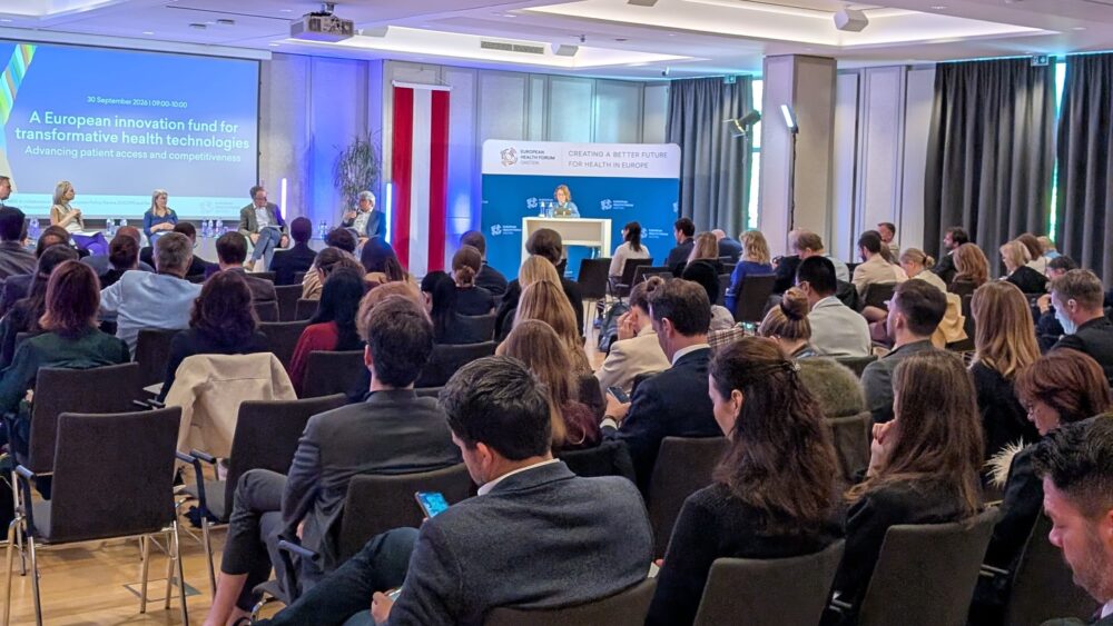 Sovereignty and strategic autonomy: Panellists debate funding transformative health technologies to bolster EU competitiveness and patient access at the European Health Forum Gastein.