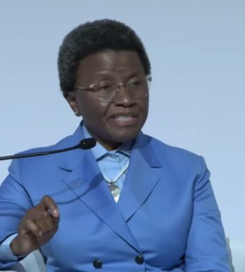 Professor Joy Phumaphi, co-chair of the GPMB.
