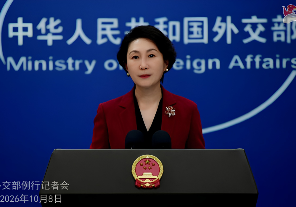 Chinese Foreign Ministry spokesperson Mao Ning briefing reporters in Beijing, where she confirmed Song Li’s nomination and reiterated China’s commitment to multilateralism.