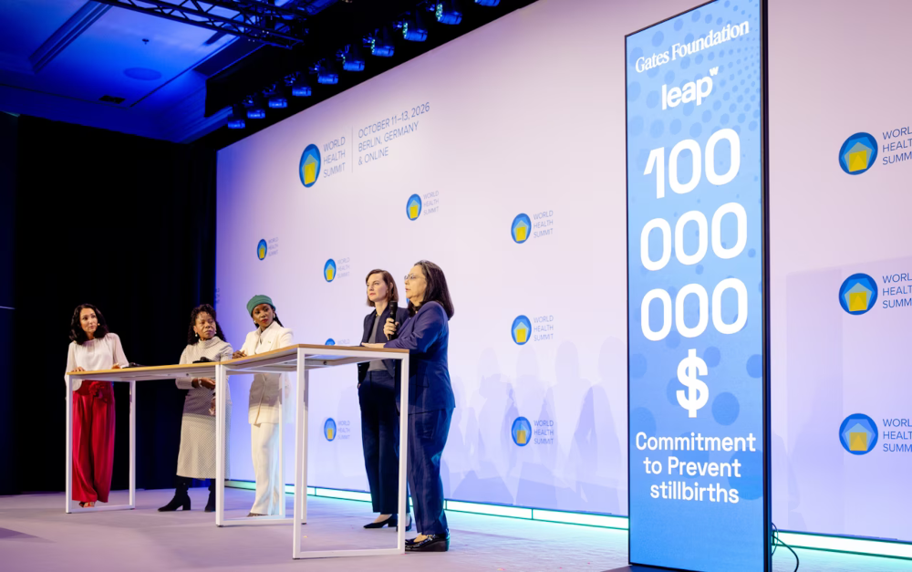 Anita Zaidi, president of the gender equality division, pledges $100 million to halve global stillbirth rates in the next decade.